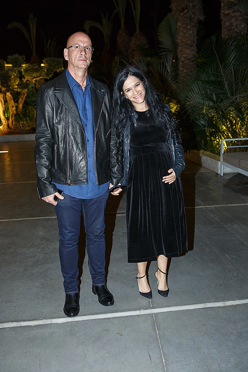 תמונה נדירה. מיקי ובן הזוג אריק