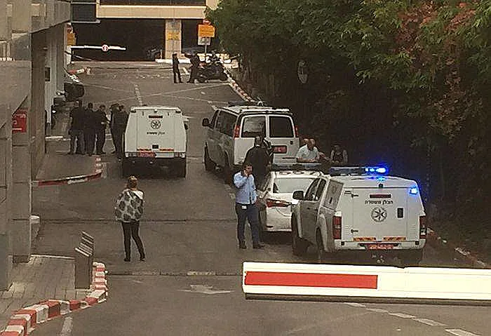 החניון בו אירע הפיצוץ, היום