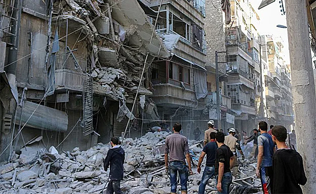 הרס וחורבן בחאלב