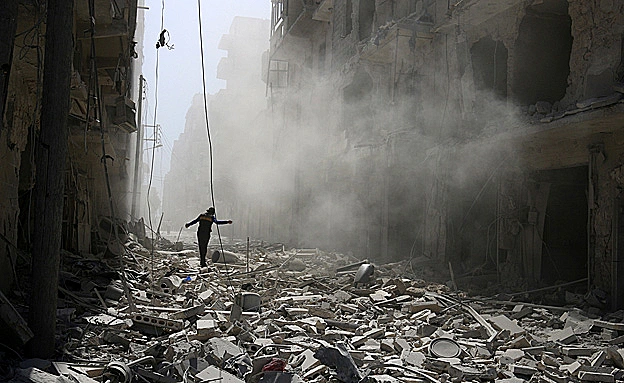 חאלב ההרוסה. ארכיון (רויטרס)