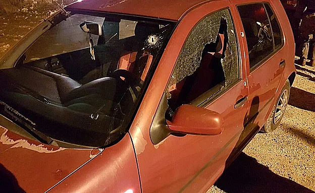 זירת הפיגוע הלילה (אהוד אמיתון/TPS)