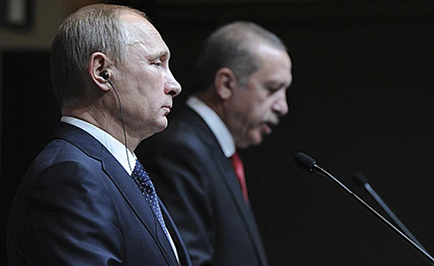 שוחחו. ארדואן ופוטין