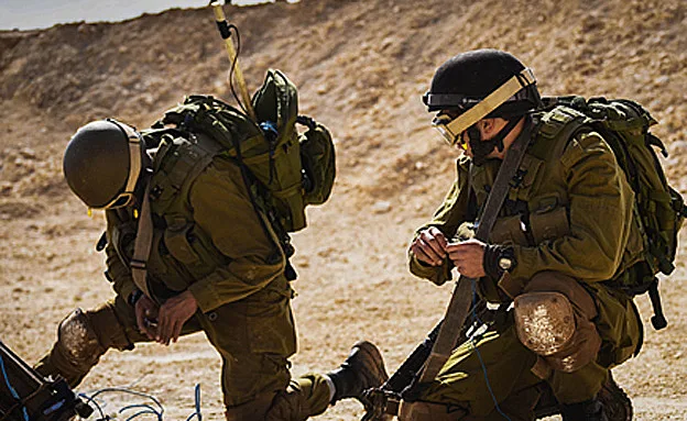 לוחמי יהל''ם מתאמנים (דובר צה''ל)