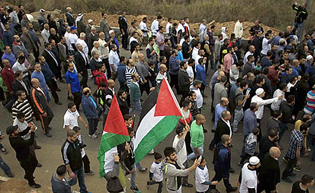 הפגנה של התנועה האסלאמית. ארכיון (פלאש 90, מואמר אוואד)