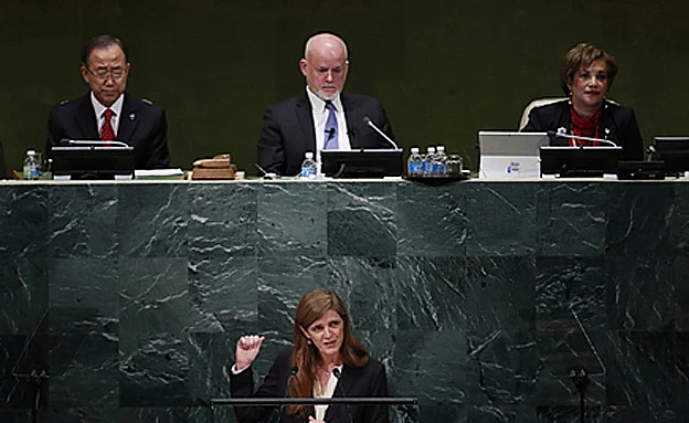 ''גם ארה''ב נגד הבנייה''. פאוורס (רויטרס)