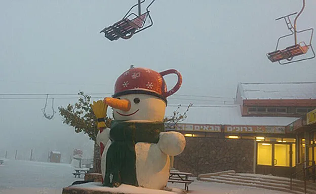 בוקר לבן בחרמון