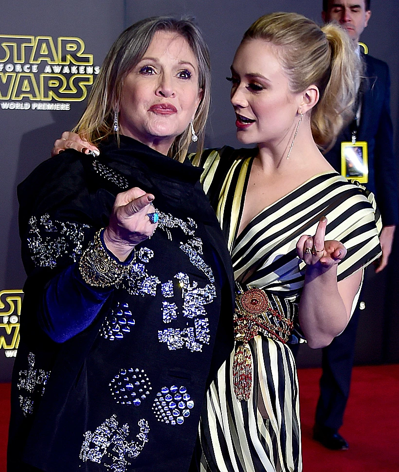 קארי פישר עם בתה בילי קתרין (גטי)