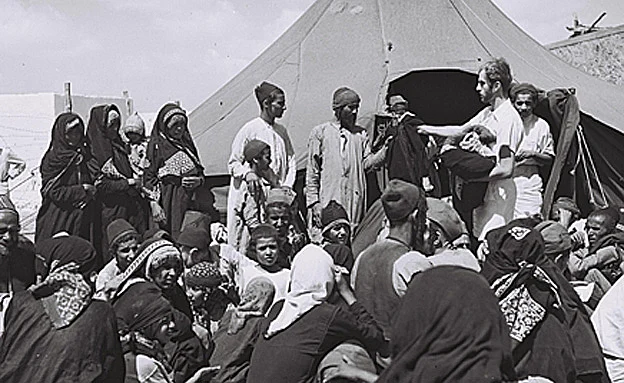 מעברת עולים מתימן. למצולמים אין קשר לנאמ (לע''מ)