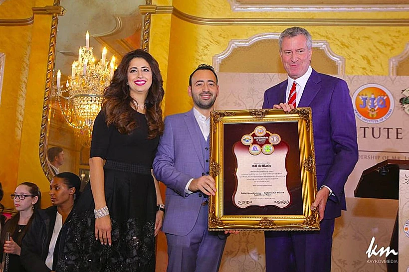 חגית לבייב וראש העיר של ניו יורק
