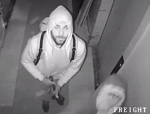 הפורצים, כפי שתועדו במצלמות האבטחה