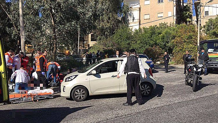 זירת האירוע בחיפה