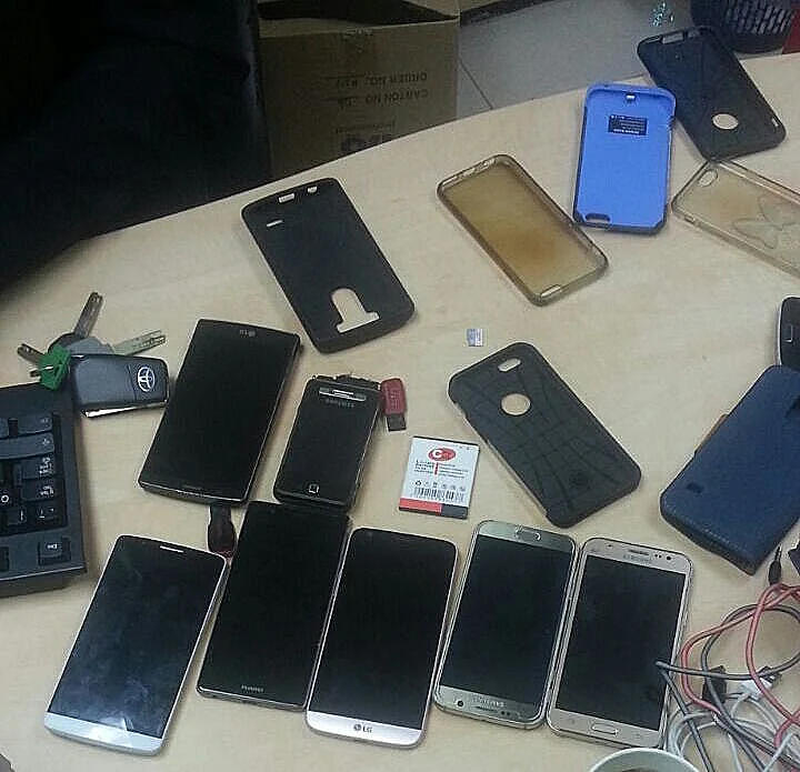 שלל הסמארטפונים שאותרו