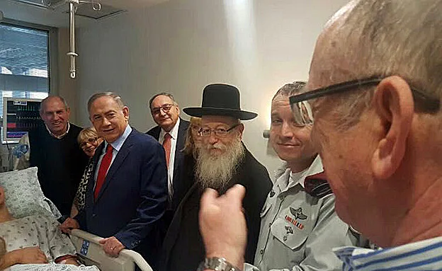 נתניהו וליצמן בבית החולים, הבוקר (חדשות 2)