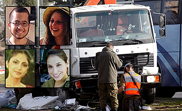 הנרצחים בפיגוע (רויטרס)