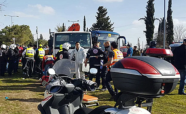 זירת הפיגוע בירושלים