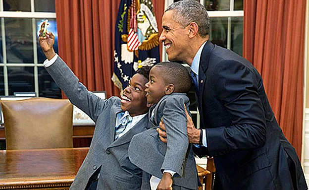 ''ילדים לוקחים כמובן מאליו שנשיא נראה כמו