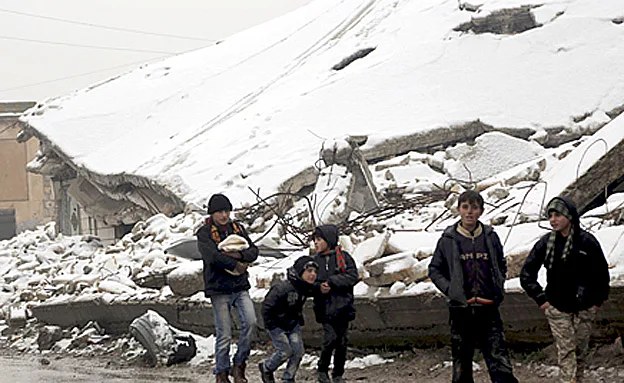 חורף קשה לפליטים בסוריה