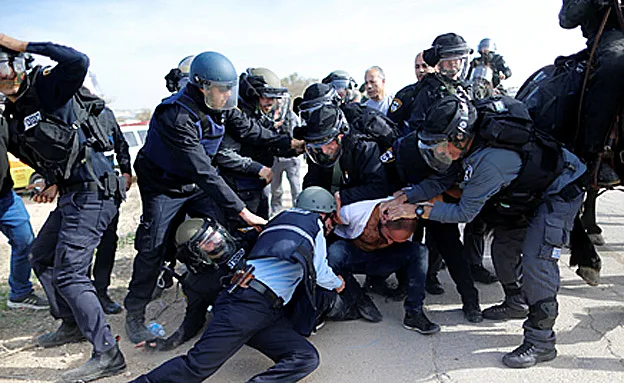 המהומות באום אל חיראן (רויטרס)