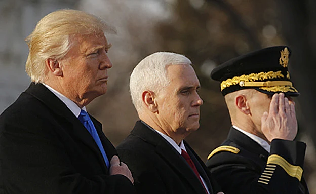 נערכים להשבעה: טראמפ ופנס