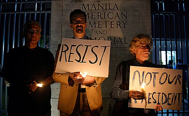 ''התנגדו''. מפגינים, אמש