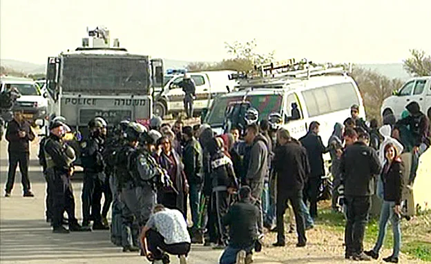 המהומות אתמול בנגב