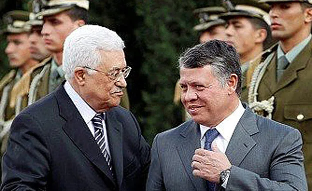 אבו מאזן והמלך עבדאללה