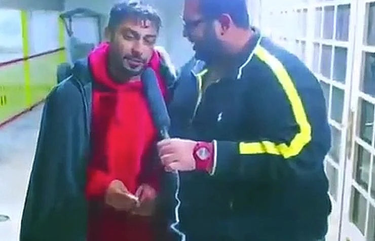 נראה שהבחור לא לקח קשה את ניסיון ההצתה