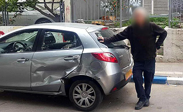 פגיעה ברכב נוסף