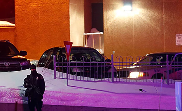 זירת הירי, הלילה (רויטרס)