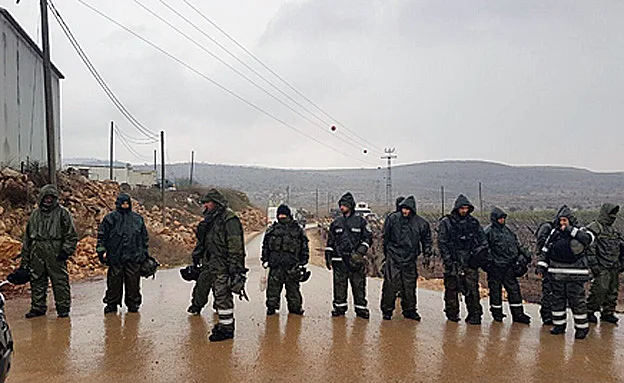 היערכות הכניסה בכניסה למאחז