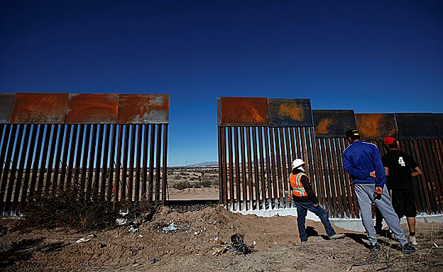 הגדר בגבול ארה''ב-מקסיקו (רויטרס)
