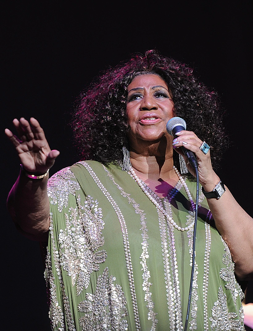 פרנקלין בהופעה חיה. (Getty Image)