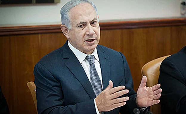 ''דין נתניהו לא כדין בוזגלו''. נתניהו (Yoav Ari Dudkevitch, פלאש 90)