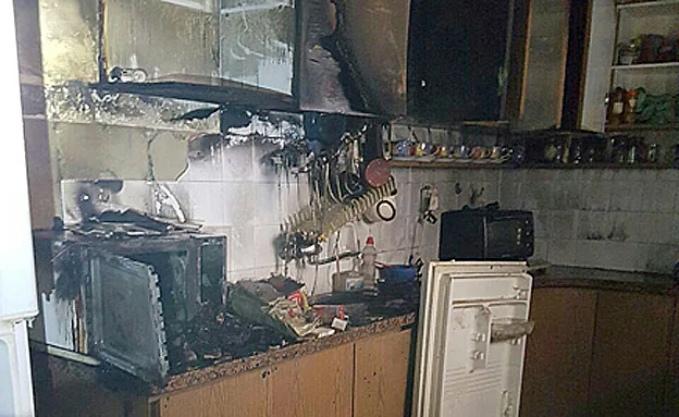 הדירה שעלתה בלהבות