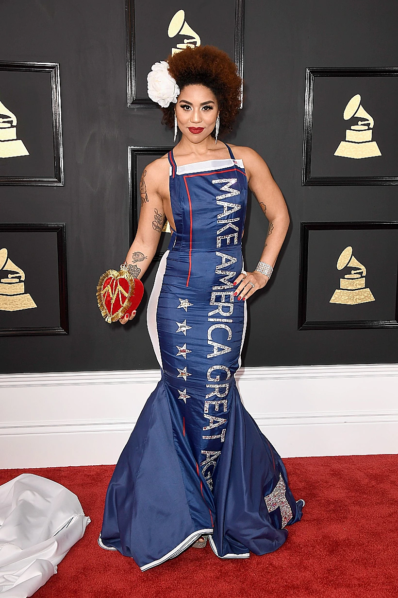 ג'וי וילה בהצהרה הפוליטית המטופשת שלה. (Getty)