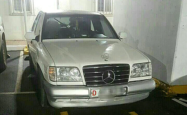 לוחית הרישוי הוחלפה