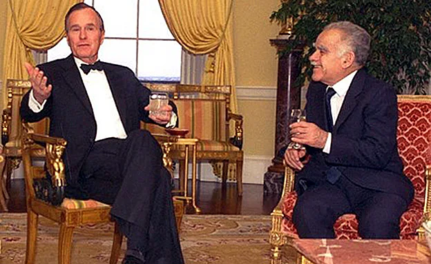 ג'ורג' בוש ויצחק שמיר