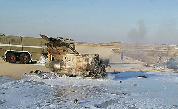 זירת ההתרסקות