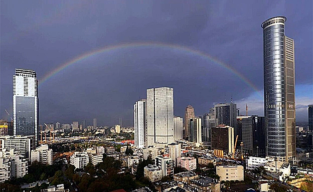 ענני הגשם חולפים. תל אביב, השבוע