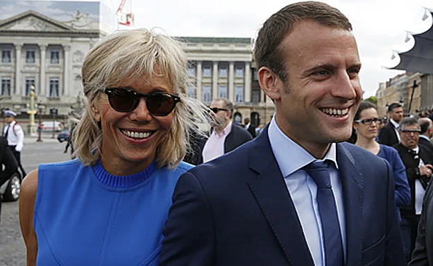 פער של 24 שנים. מקרון ורעייתו