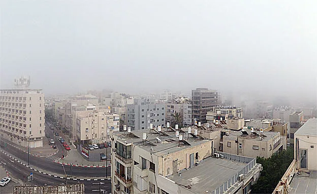 תל אביב בערפל (ארכיון)