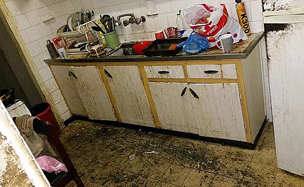 ''לא ראוי למגורים'', דירתו של א'