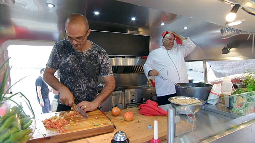 משחקי השף אוטו אוכל מושיק ואברהם טל