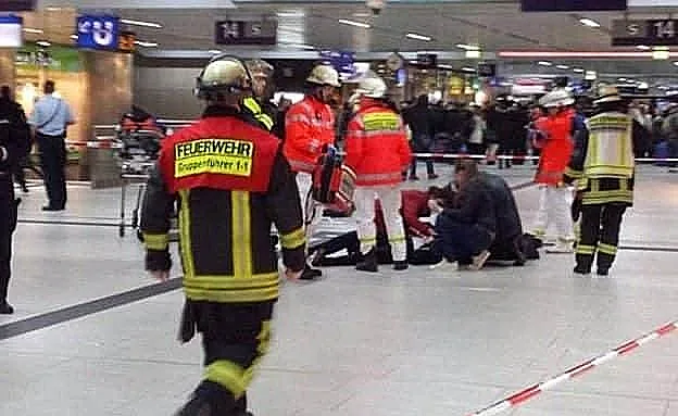 זירת האירוע בדיסלדורף