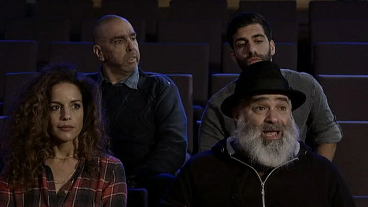 התגעגענו, אז באנו. מימין לשמאל: נחום, מושיאושווילי, רבינוביץ' וגיאת