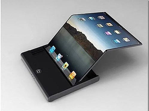 קונספט של אייפון עם מסך מתקפל