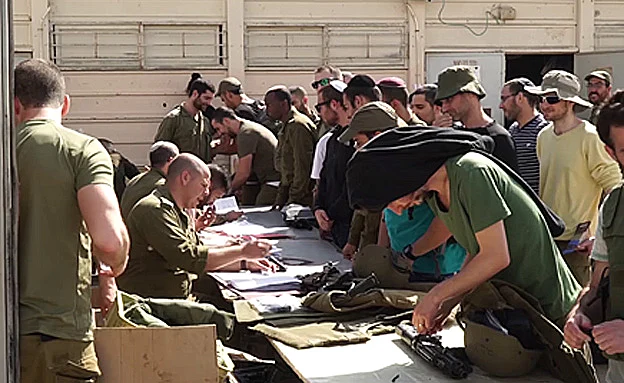 92% התייצבות. לוחמי המילואים שגויסו בתרג