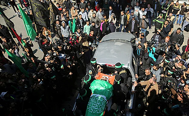 ההלוויה של פוקהא. עזה