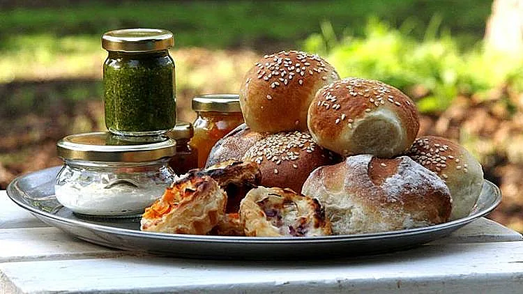 סלסלת לחמים מעולה בארוחות קטנות פינה בטבע