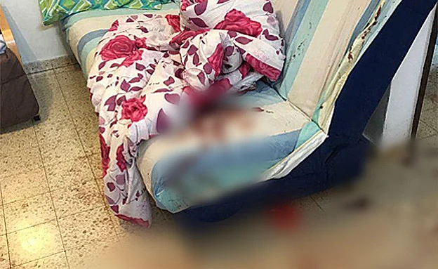 זירת הפיגוע בחלמיש